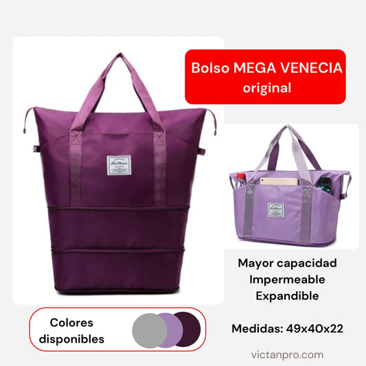 BOLSO MEGA VENECIA ORIGINAL 3 en 1 😍 ¡Stock limitado!
