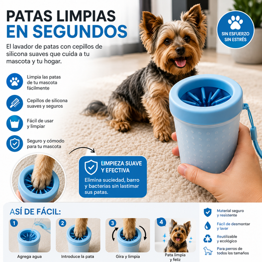 Limpiador De Patas Para Mascotas Premium