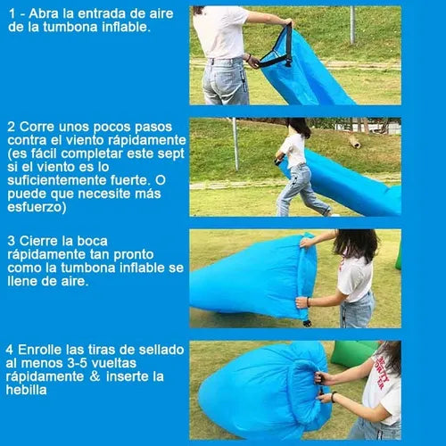 Sofá Sillón Inflable Camping Playa