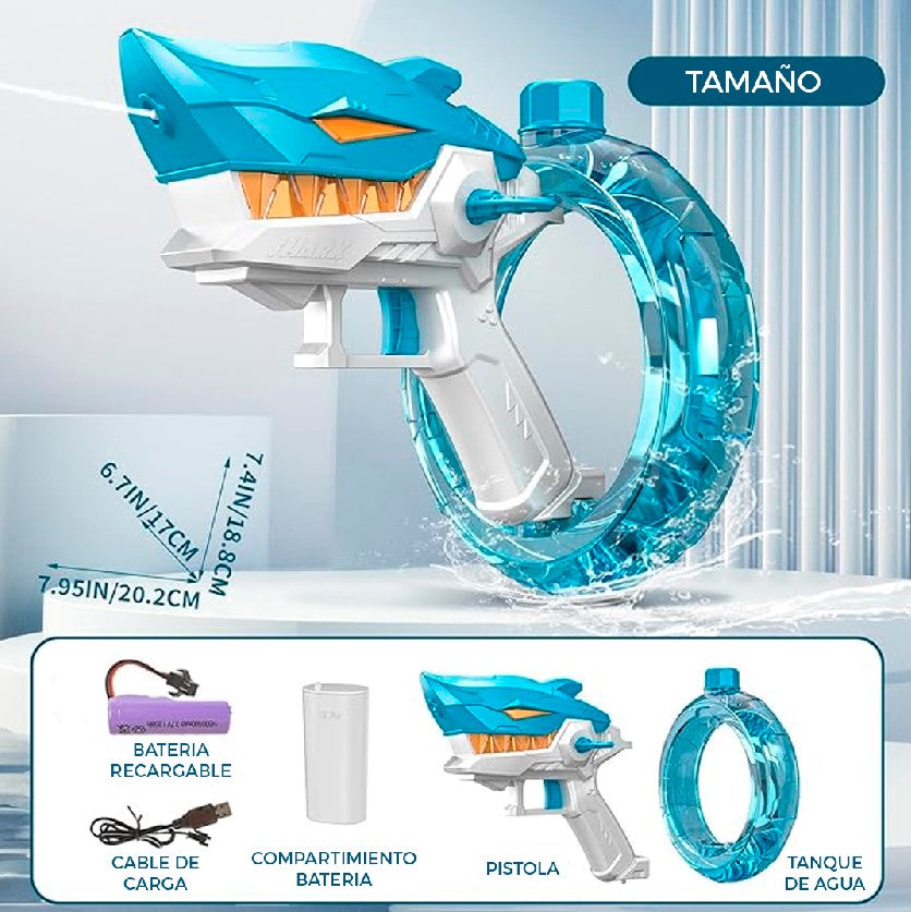 Pistola De Agua Shark Juguete