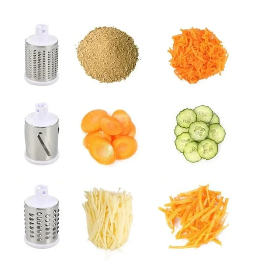 Cortador de verduras, rallador Manual de cocina, 3 en 1 picador de verduras
