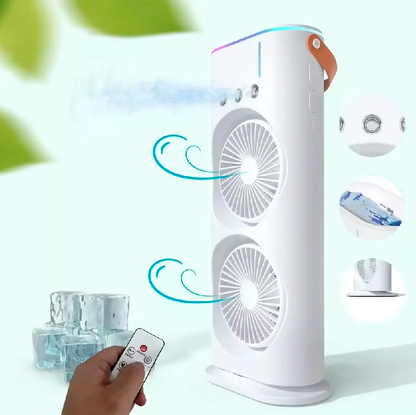NUEVO VENTILADOR DOBLE RECARGABLE