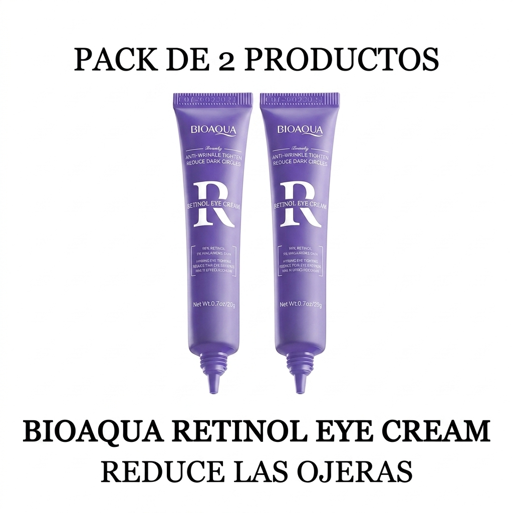 Pack 2 Contorno Ojos Retinol Bioaqua