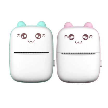 Mini Impresora Térmica Portátil Bluetooth Gatito