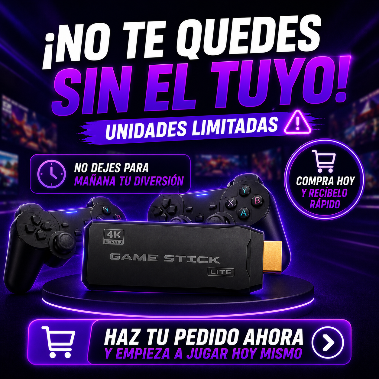 Game Stick- 20.000 Juegos Consolas Retro+ ENVÍO GRATIS 🚚