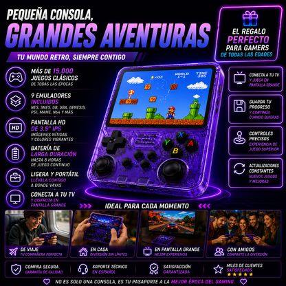 Consola R36S +15.000 Juegos Retro+ ENVÍO GRATIS 🚚