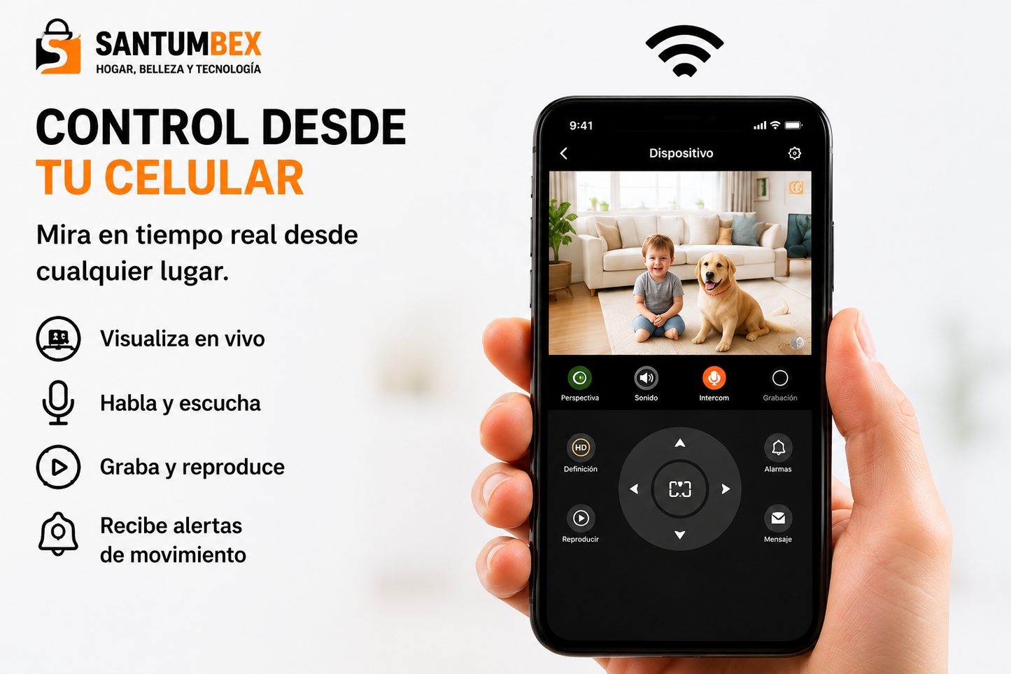 Cámara Ampolleta Inteligente 360° HD WiFi | Seguridad para Hogar y Negocio