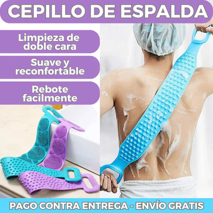 Cepillo de Silicona para Espalda (Set de 2 Unidades)