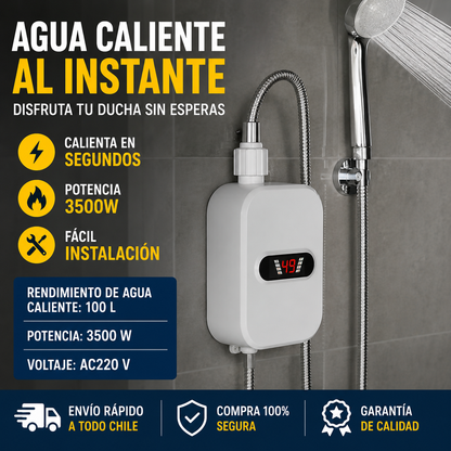 Calentador Eléctrico para Ducha 3500W