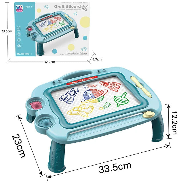 Tablero de dibujo magnético Juego educativo para niños Tablero de pintura de grafiti para niños