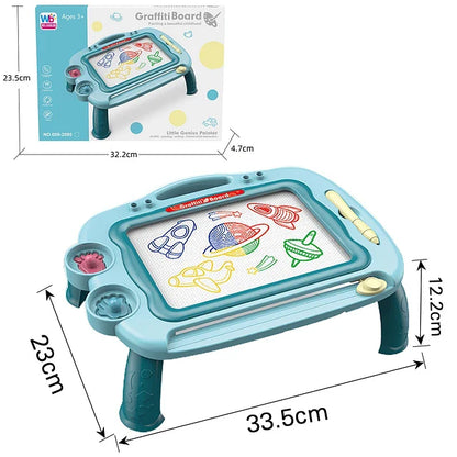 Tablero de dibujo magnético Juego educativo para niños Tablero de pintura de grafiti para niños