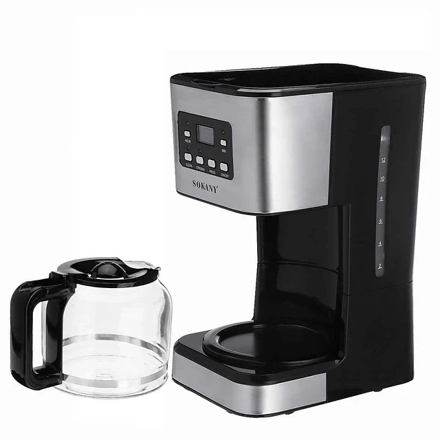 Cafetera Con Panel Digital - Hasta 12 Tazas Aprox.
