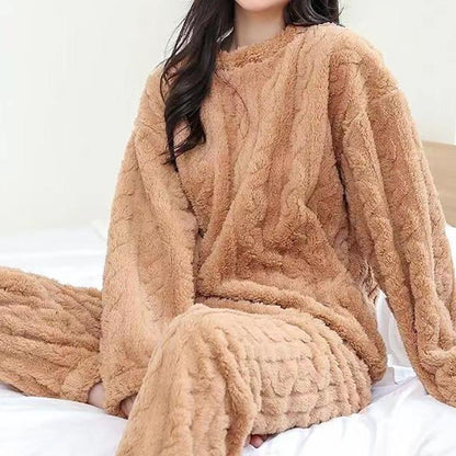 Pijama Afelpado 2 Piezas Mujer – Otoño/Invierno