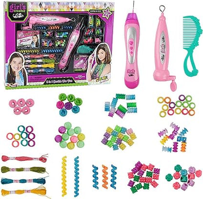 Set Kit Para Hacer Peinados Trenzas Cabello Hairbeader Niña