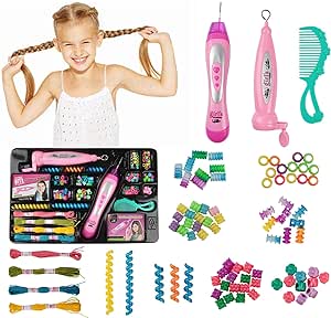 Set Kit Para Hacer Peinados Trenzas Cabello Hairbeader Niña