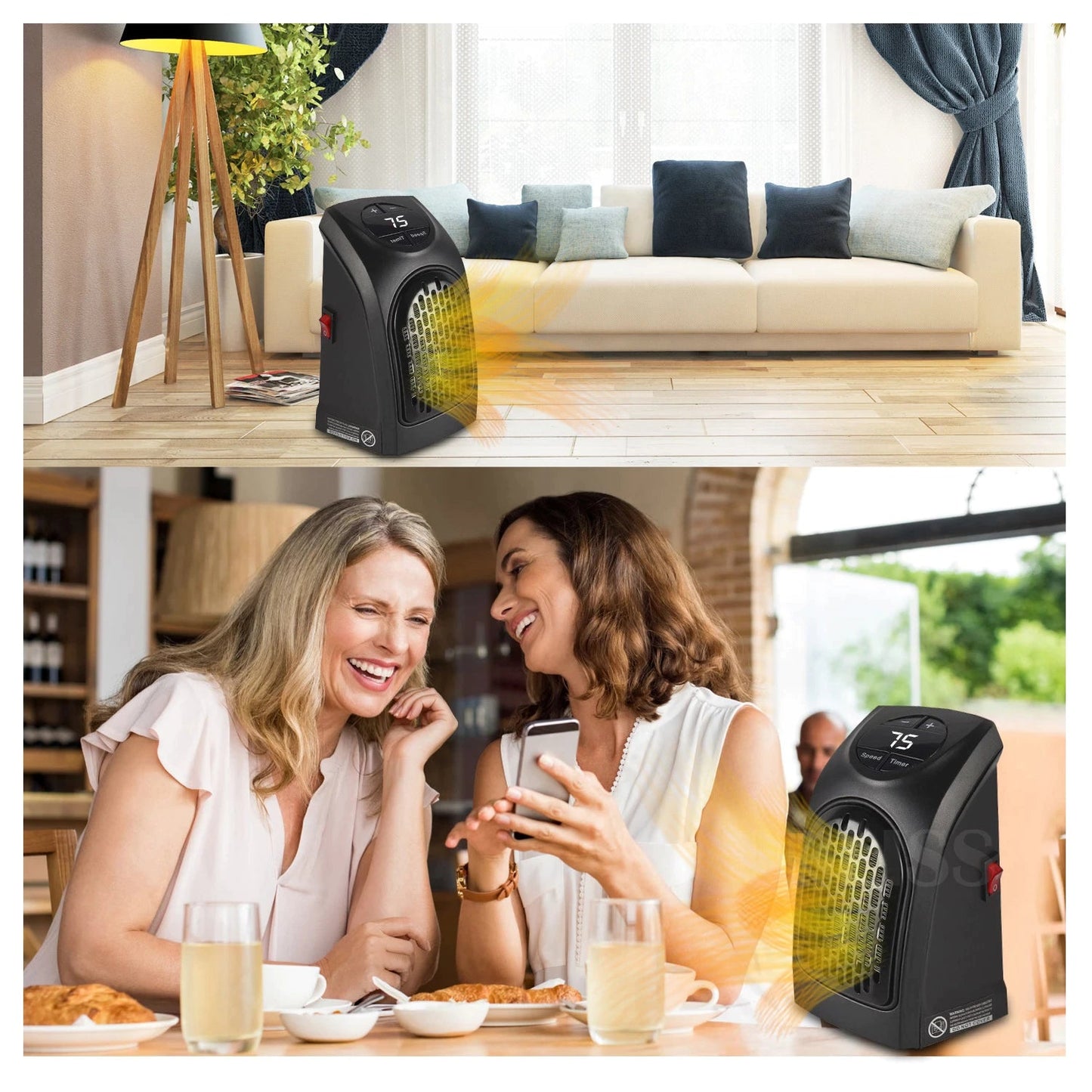 Calefactor Eléctrico de Bajo Consumo