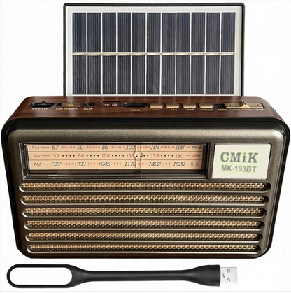 RADIO PORTATIL RETRO AM/FM BLUETOOTH
