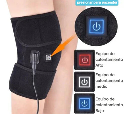 Rodillera Térmica USB – Calor Ajustable y Vibración Relajante