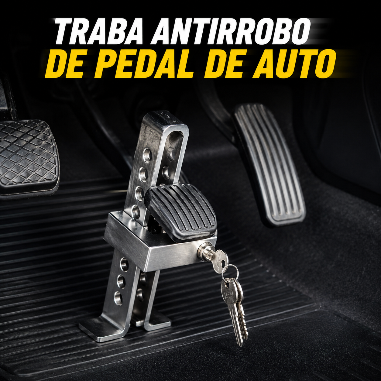 TRABA PEDAL  ANTIRROBO AUTOMÓVIL