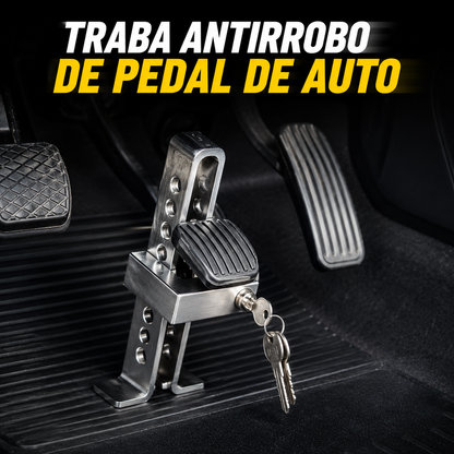 TRABA PEDAL  ANTIRROBO AUTOMÓVIL