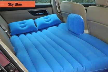 Colchon Inflable para Automovil + Inflador Eléctrico