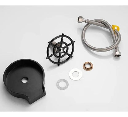 Enjuagador de vidrio para fregadero de cocina