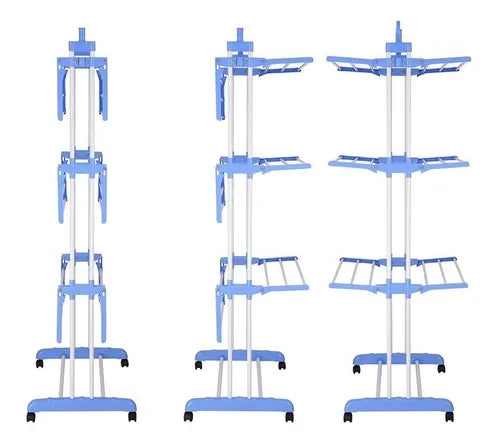Tendedero Organizador Colgador Ropa Plegable
