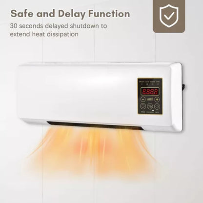 Calefactor de Pared 1500W Frío/Calor – Control Remoto