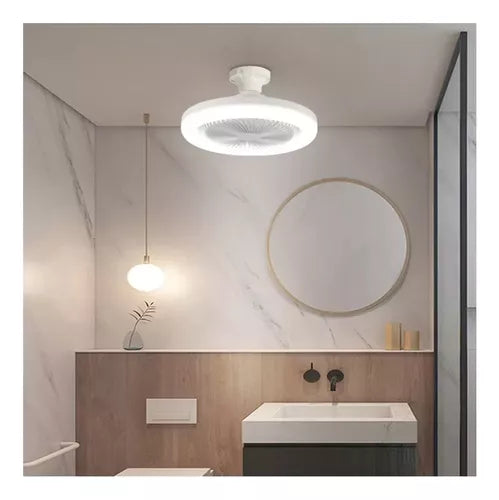 Ventilador De Techo Con Control Remoto Y Lámpara Led De 30 w.