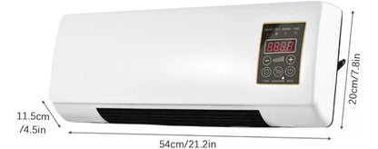 Calefactor de Pared 1500W Frío/Calor – Control Remoto