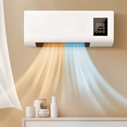 Calefactor Calentador De Aire Electrico Aire caliente y frío Con Control De Pared
