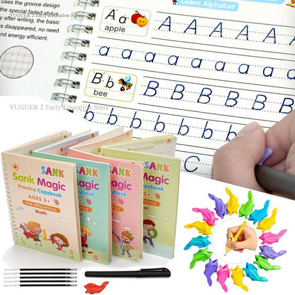 Libro de caligrafía reutilizable