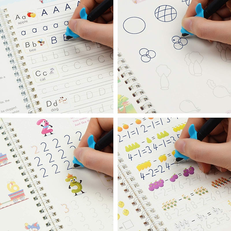 Libro de caligrafía reutilizable