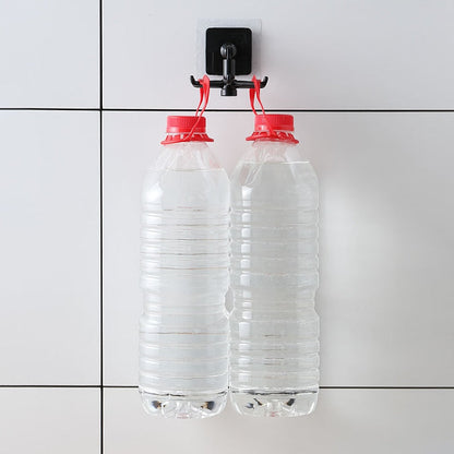 Ganchos giratorios de 360 grados para cocina, gancho autoadhesivo de pared para puerta, bolso, ropa, corbatas