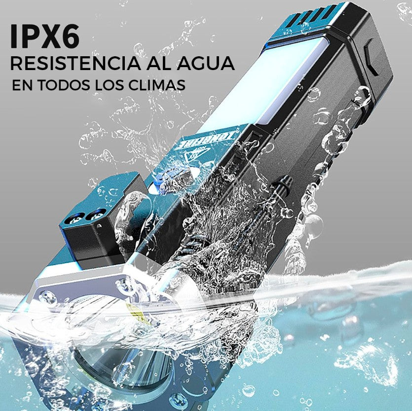 Linterna Multifuncional 4 En 1 Recargable