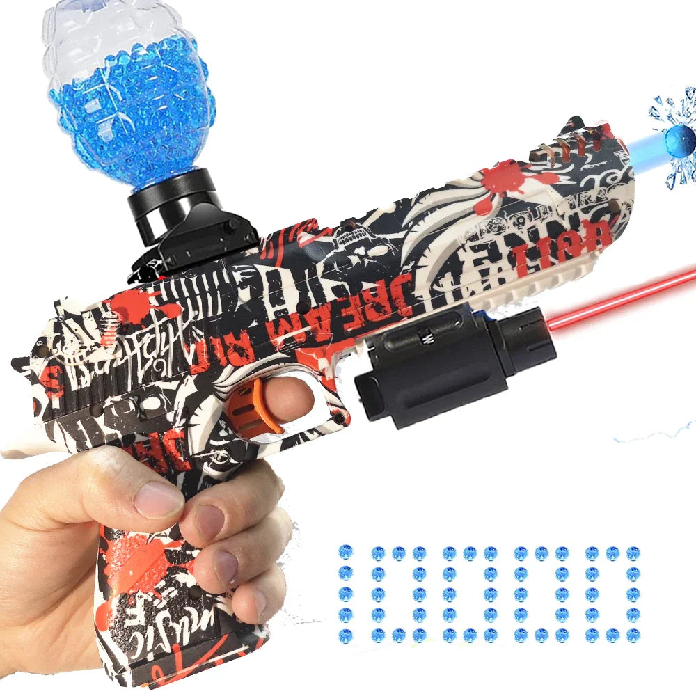 Pistola Hidro Gel  Automáica Recargable 🔋 + 10.000 Municiones Hidrogel  💧