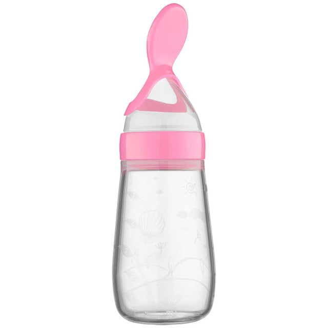 Botella de alimentación exprimidora para bebé