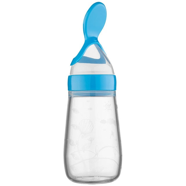 Botella de alimentación exprimidora para bebé
