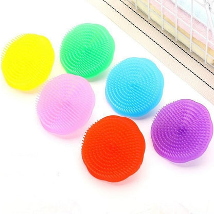 Cepillo de baño de silicona suave y seguro para perros y gatos