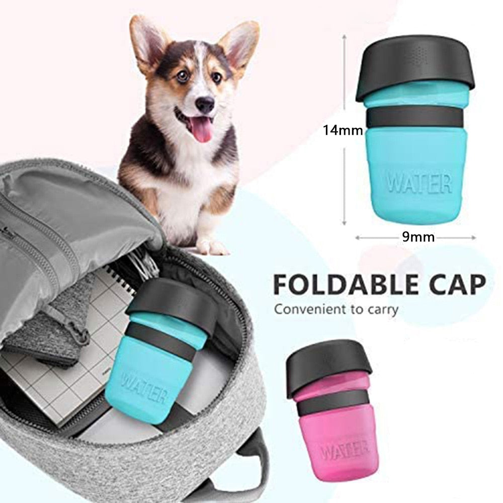 Botella de agua portátil para perros