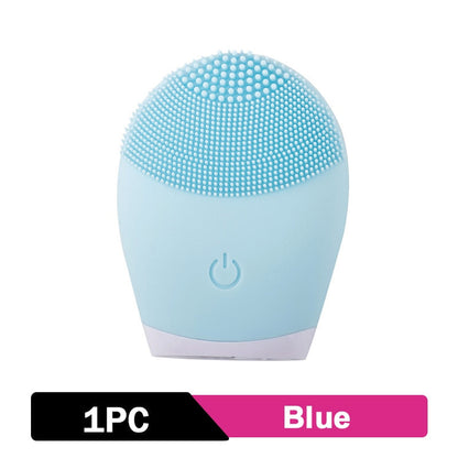 Cepillo eléctrico de silicona para limpieza Facial