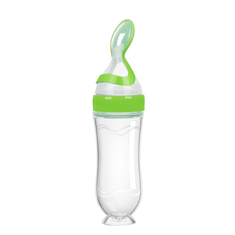 Botella de alimentación exprimidora para bebé
