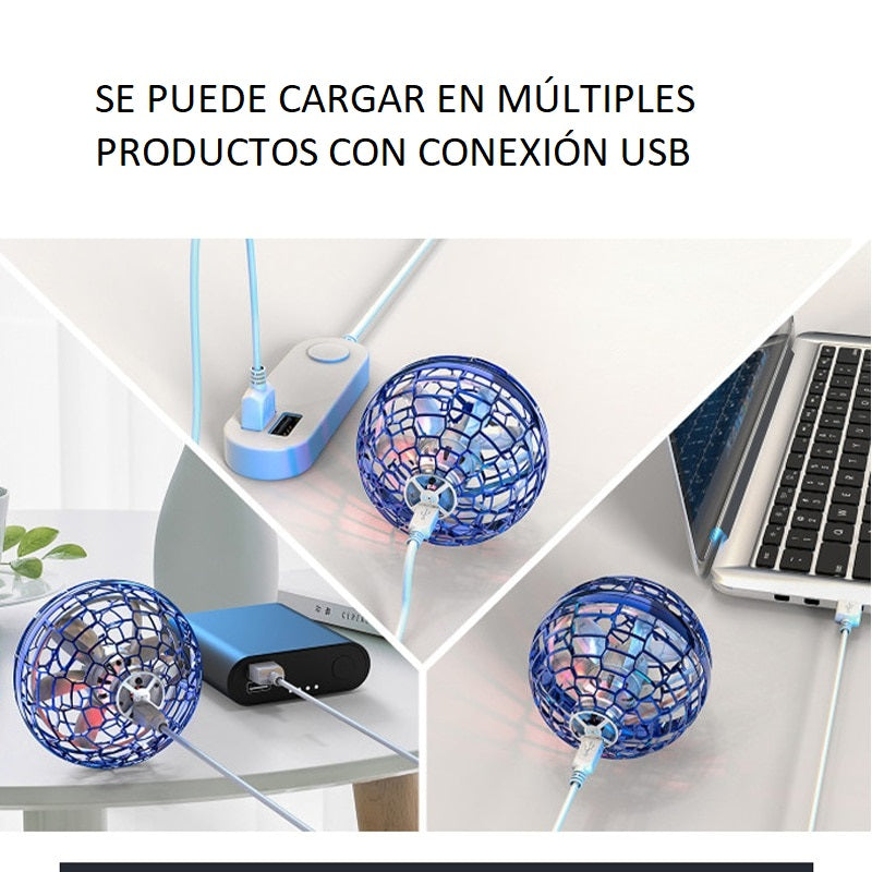 Bola voladora giratoria mágica