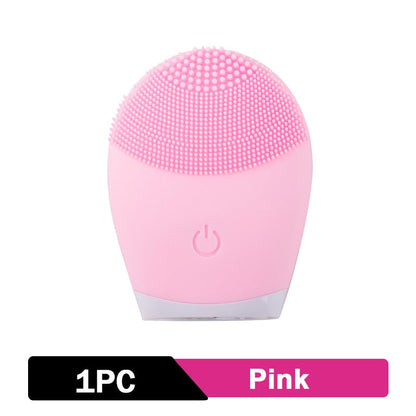 Cepillo eléctrico de silicona para limpieza Facial