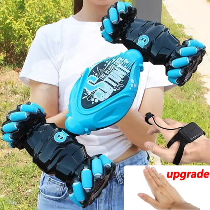 Coche teledirigido 4WD 1:16 Stunt con luz LED, gestor infrarrojo, inducción Twist, escalada, controlado por Radio, juguete para niños