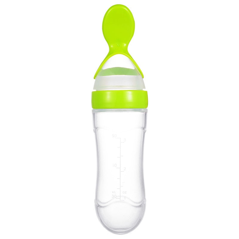 Botella de alimentación exprimidora para bebé