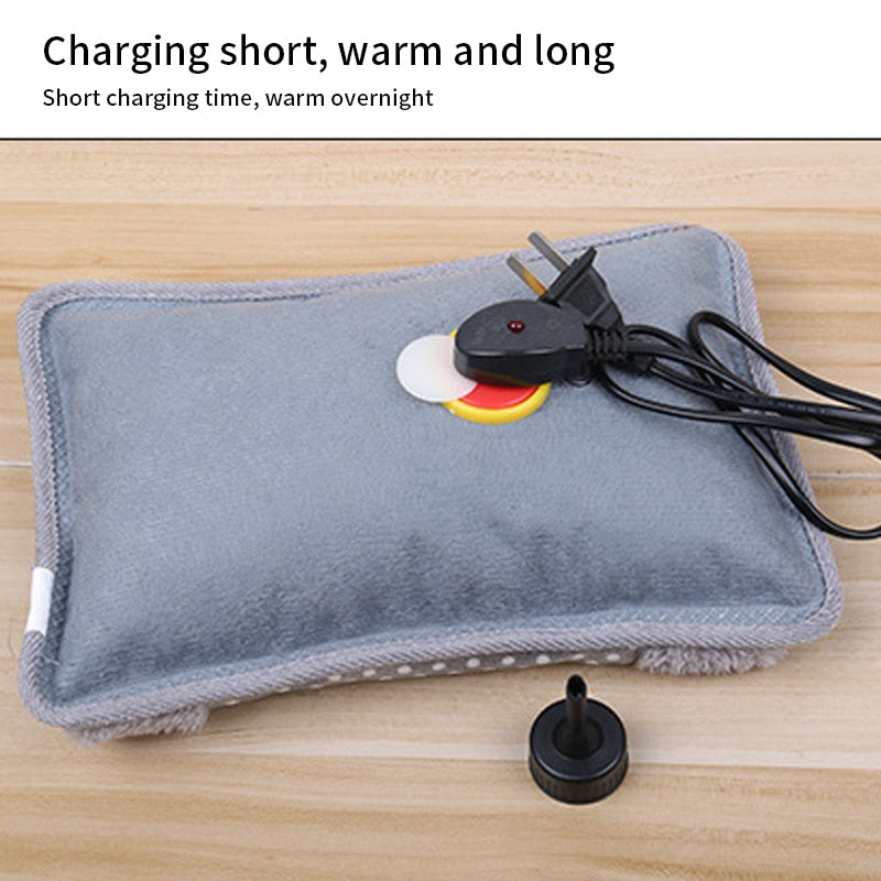 Bolsa de agua caliente para invierno eléctrico recargable