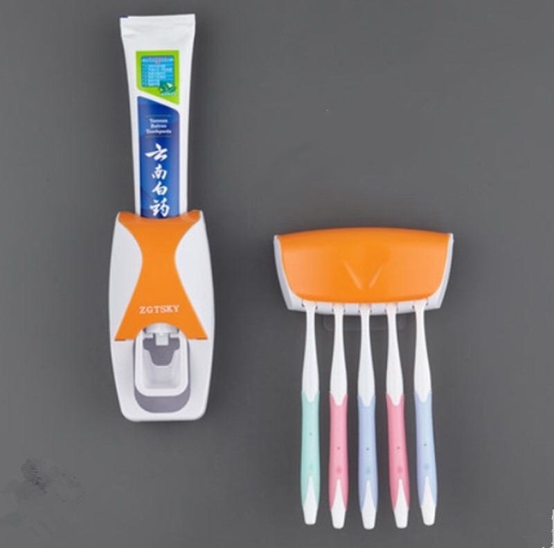 Dispensador de pasta de dientes automático