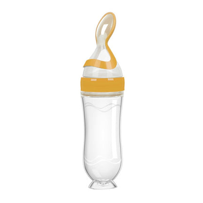 Botella de alimentación exprimidora para bebé