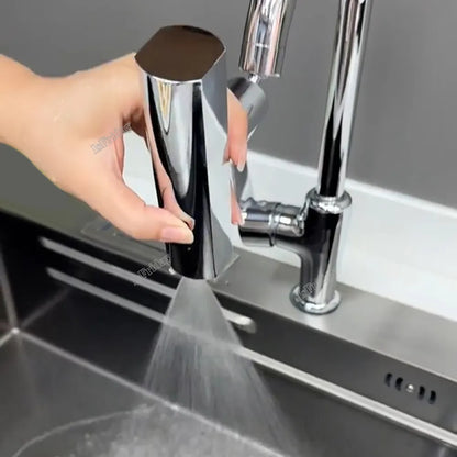 Grifo de cocina con salida de cascada a prueba de salpicaduras